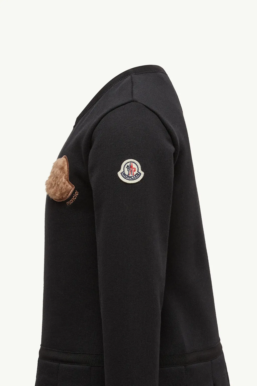 Teddy Logo Pleated Cotton Dress