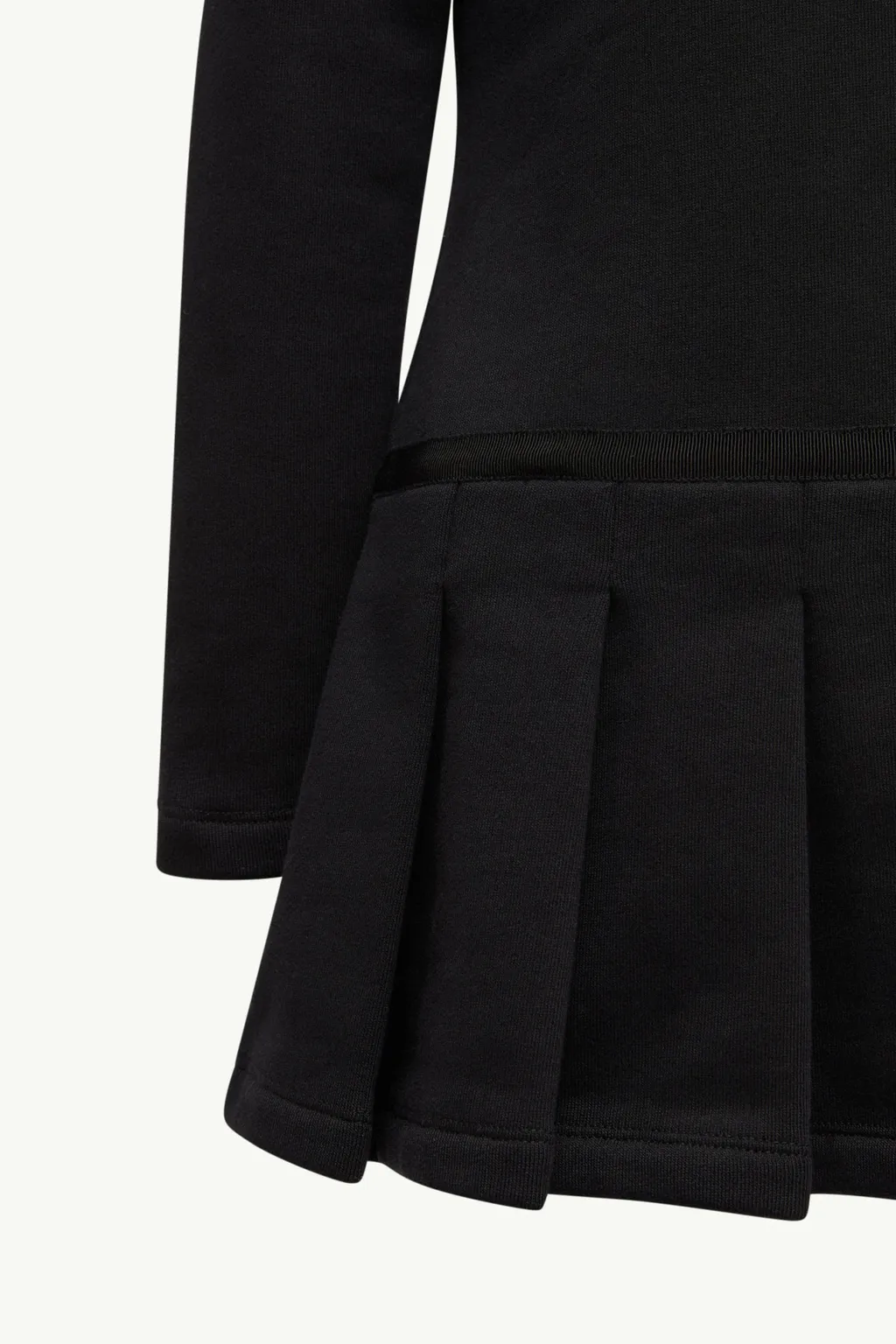 Teddy Logo Pleated Cotton Dress
