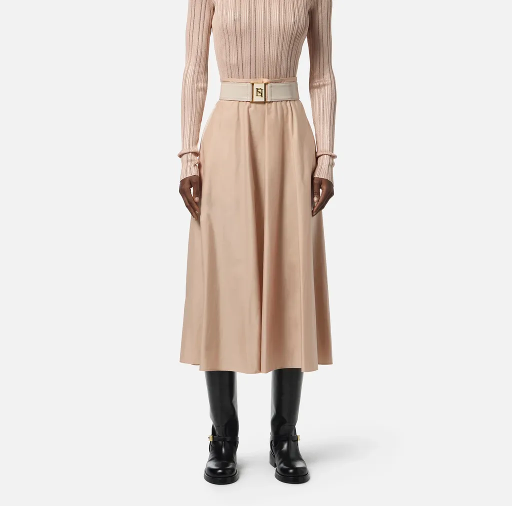 Elisabetta Franchi Belted Skirt