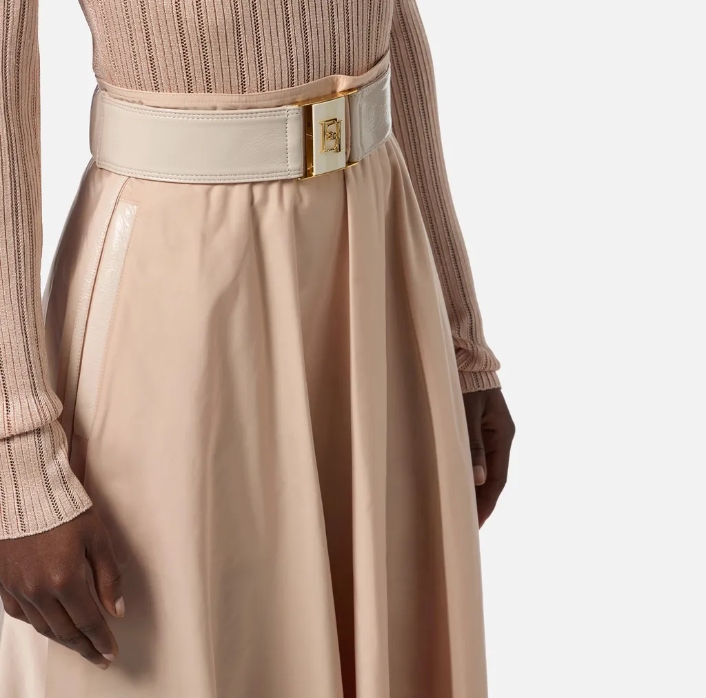 Elisabetta Franchi Belted Skirt