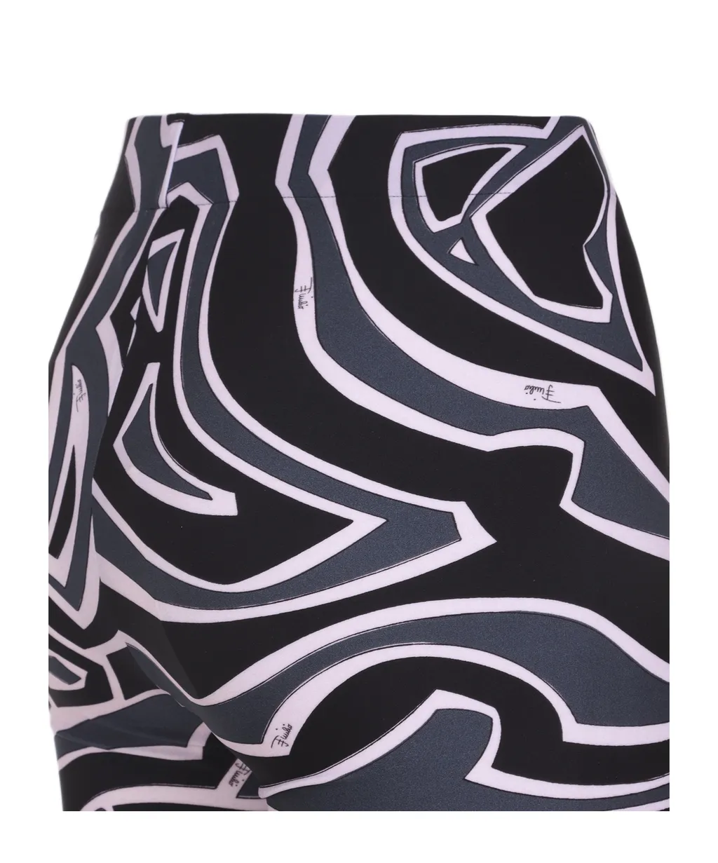 Pucci Labirinto Abstract-Printed Leggings