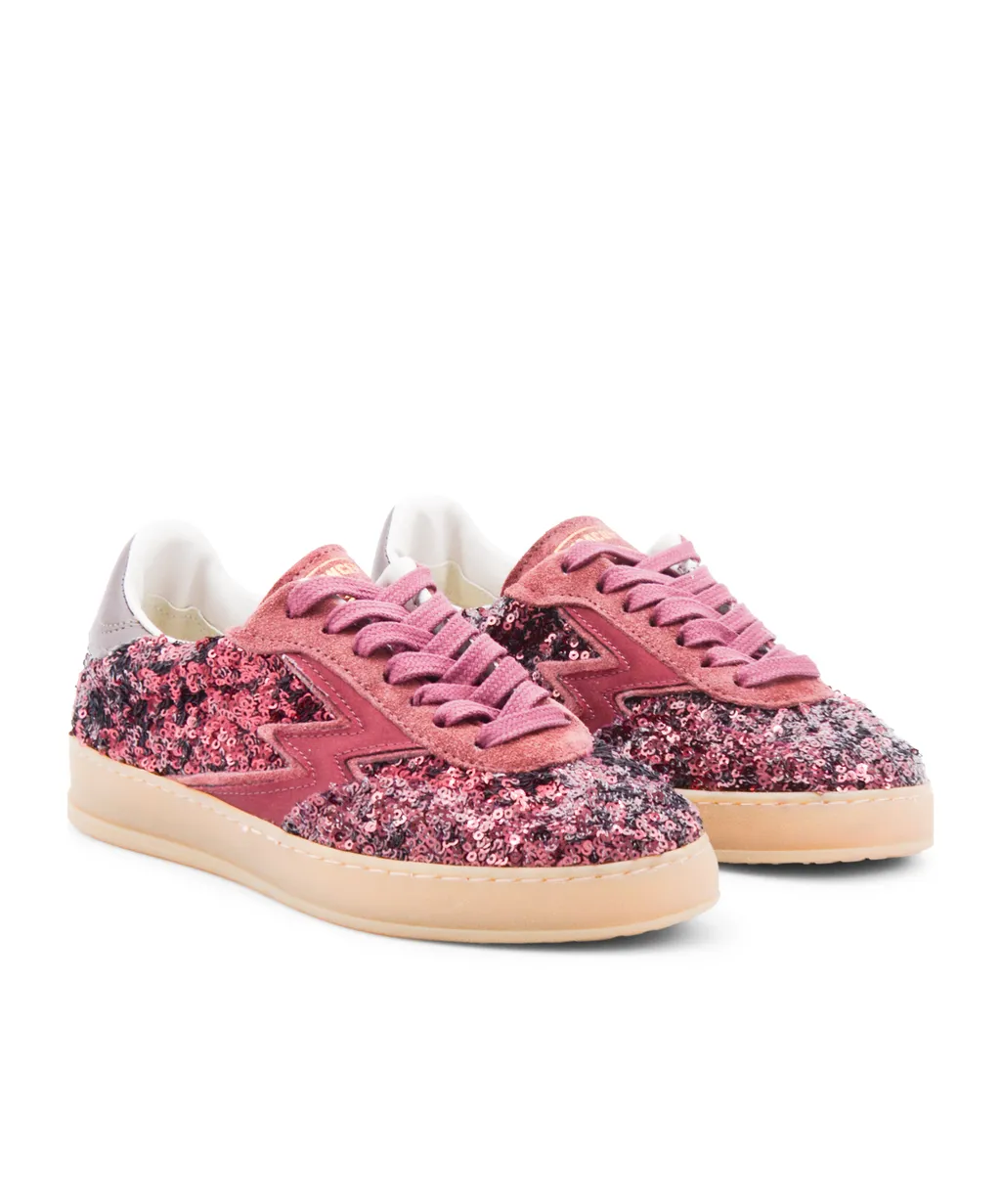 Moaconcept Master Club Sequin Embellished Lace-Up Sneakers