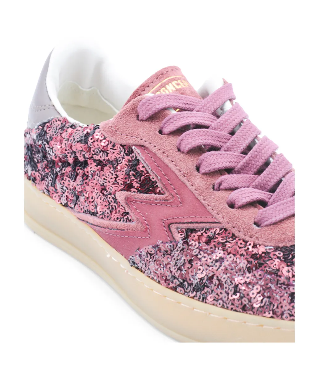 Moaconcept Master Club Sequin Embellished Lace-Up Sneakers