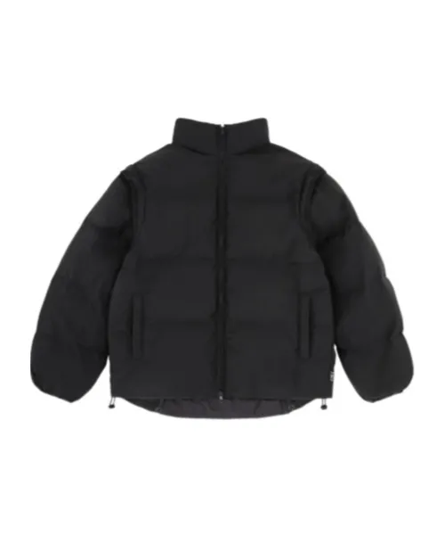 Mm6 Maison Margiela Zip-Up Padded Bomber Jacket