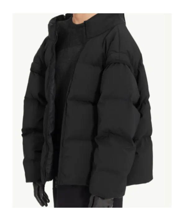 Mm6 Maison Margiela Zip-Up Padded Bomber Jacket