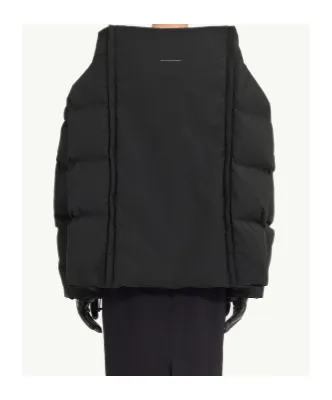 Mm6 Maison Margiela Zip-Up Padded Bomber Jacket