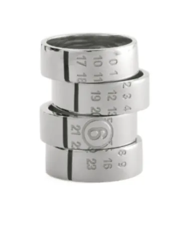 Mm6 Maison Margiela Stacked Numeric Rings