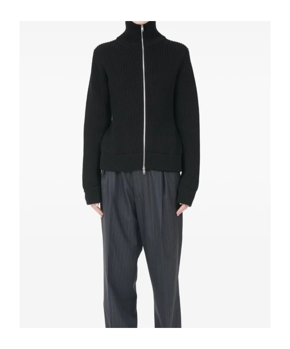 Maison Margiela Long Sleeve Ribbed Cardigan
