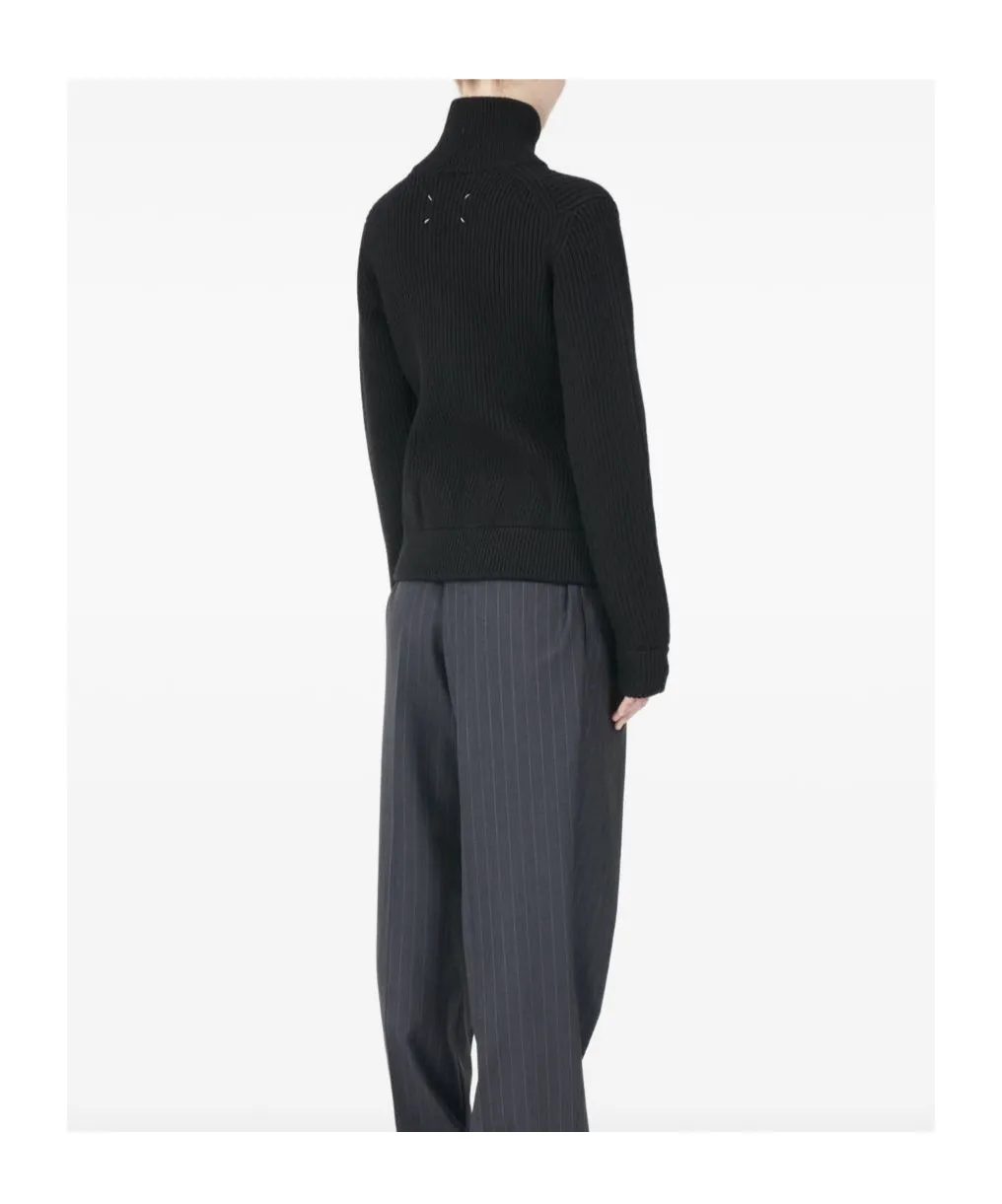 Maison Margiela Long Sleeve Ribbed Cardigan