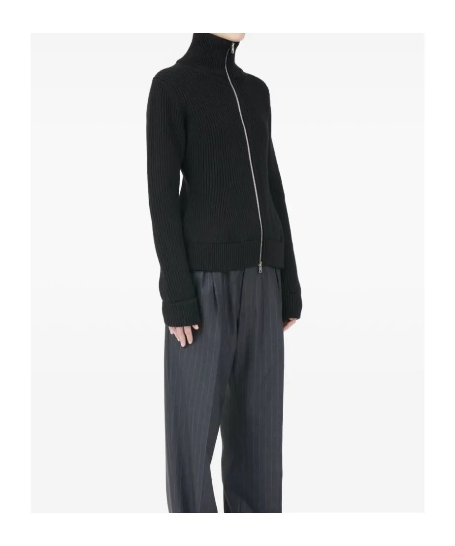 Maison Margiela Long Sleeve Ribbed Cardigan