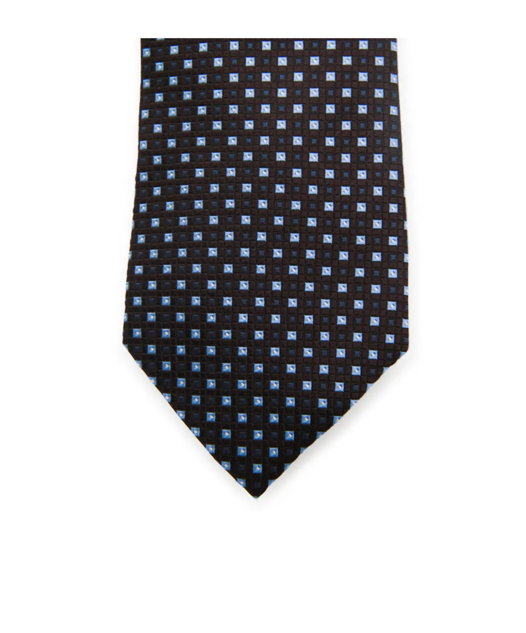 Zegna Jacquard Geometric Tie