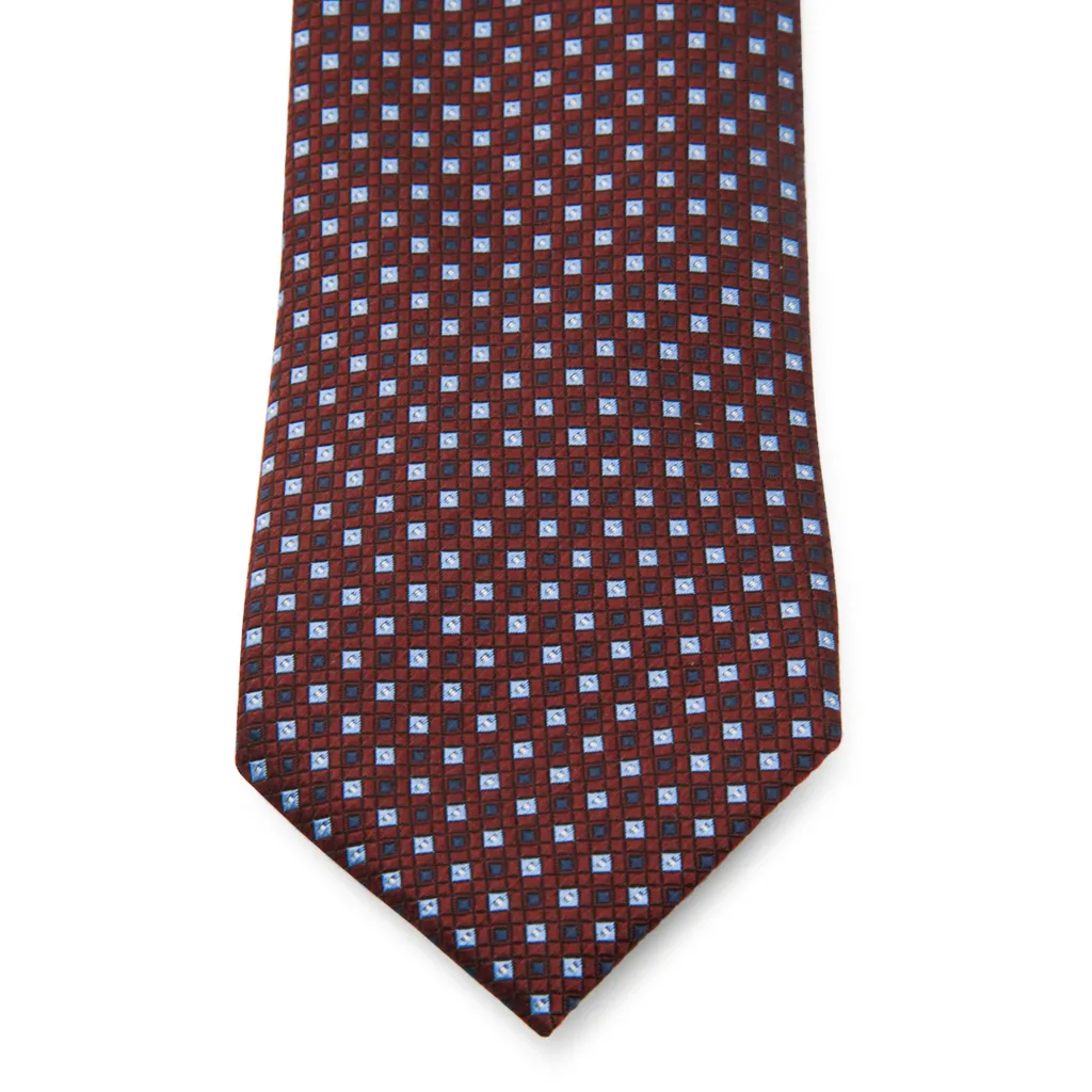 Zegna Jacquard Geometric Tie