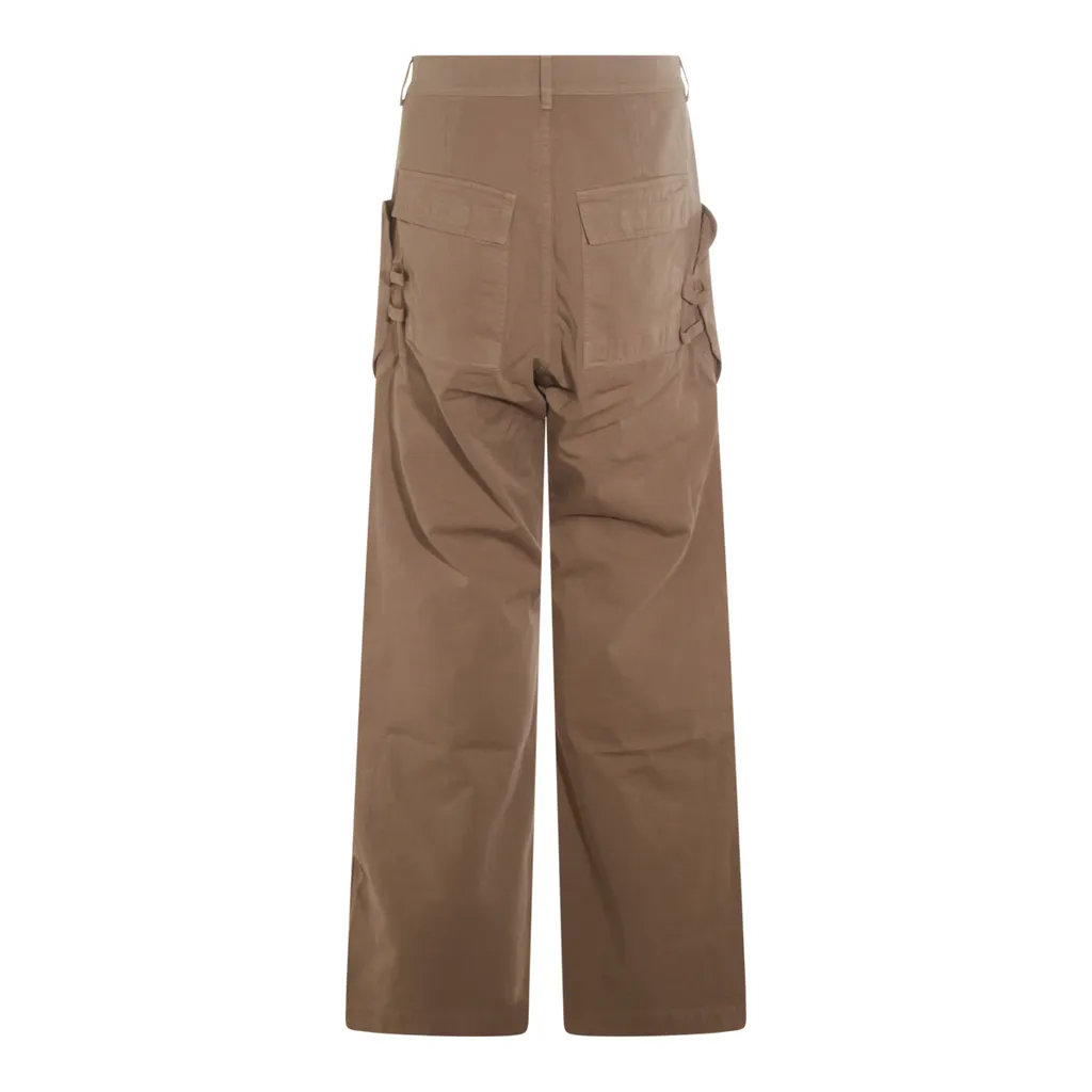 Rick Owens Drkshdw Stefan Wide Leg Cargo Pants
