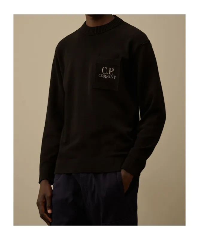 Logo-Patch Pocket Sweater