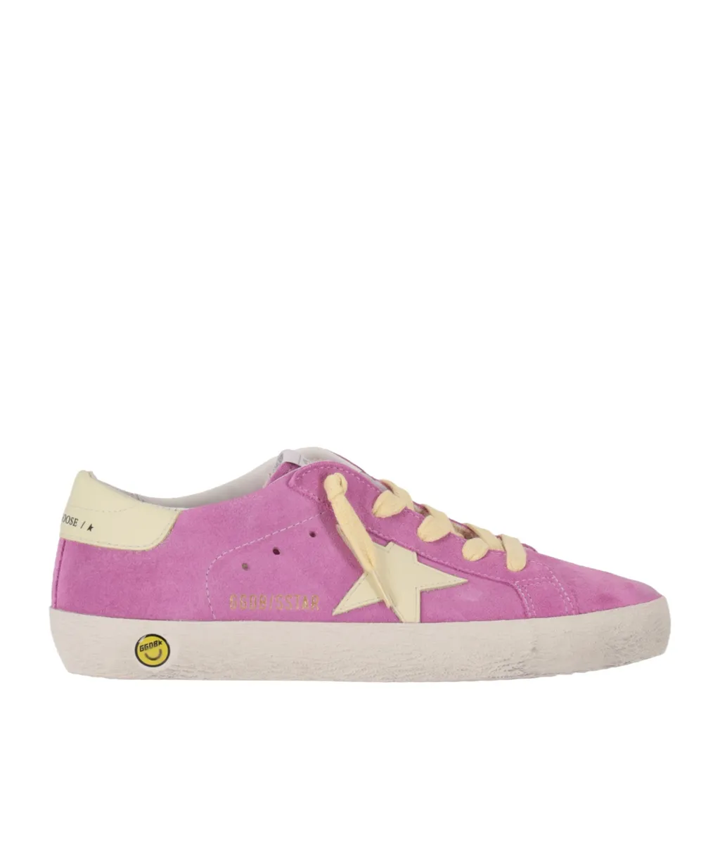 Super-Star Suede Lace-Up Sneakers