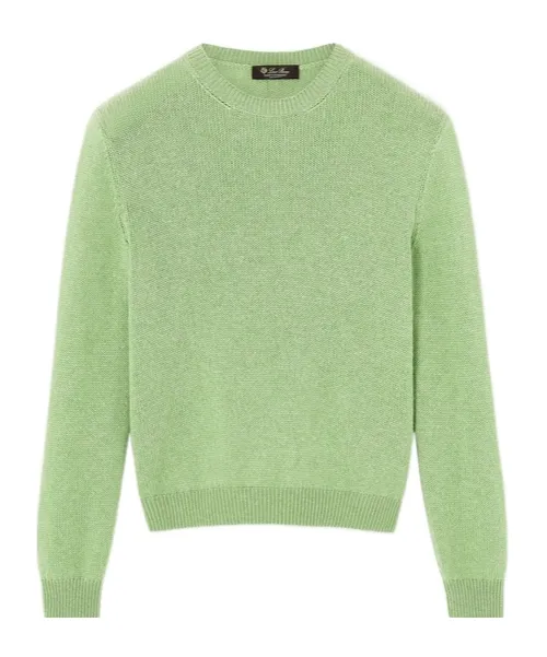 Loro Piana Long Sleeved Crewneck Knitted Jumper