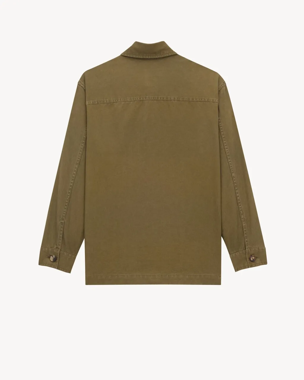 Cassandre Overshirt In Cotton Linen Gabardine