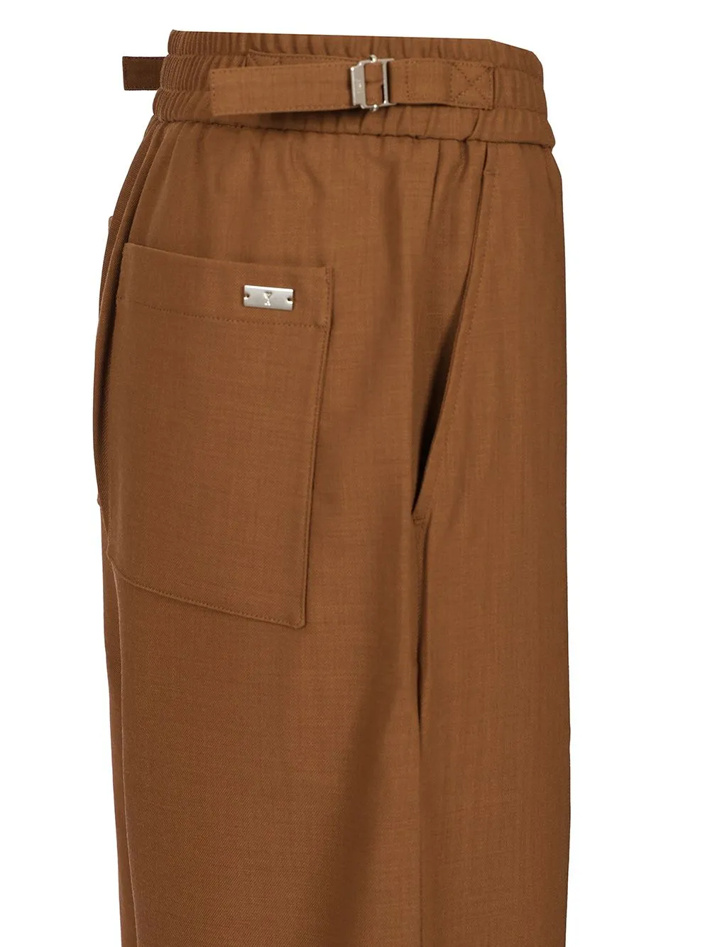 Elastic Waist Casual Pants