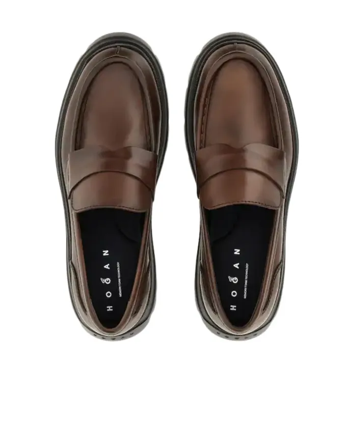 Hogan H692 Round-Toe Loafers