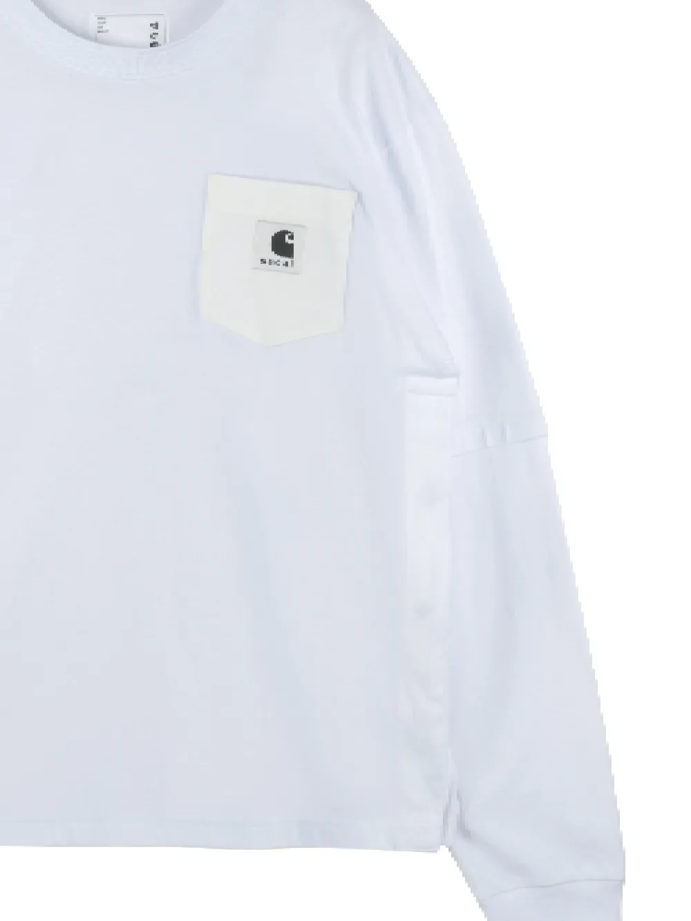 Sacai X Carhartt Wip Logo Patch Crewneck Sweatshirt
