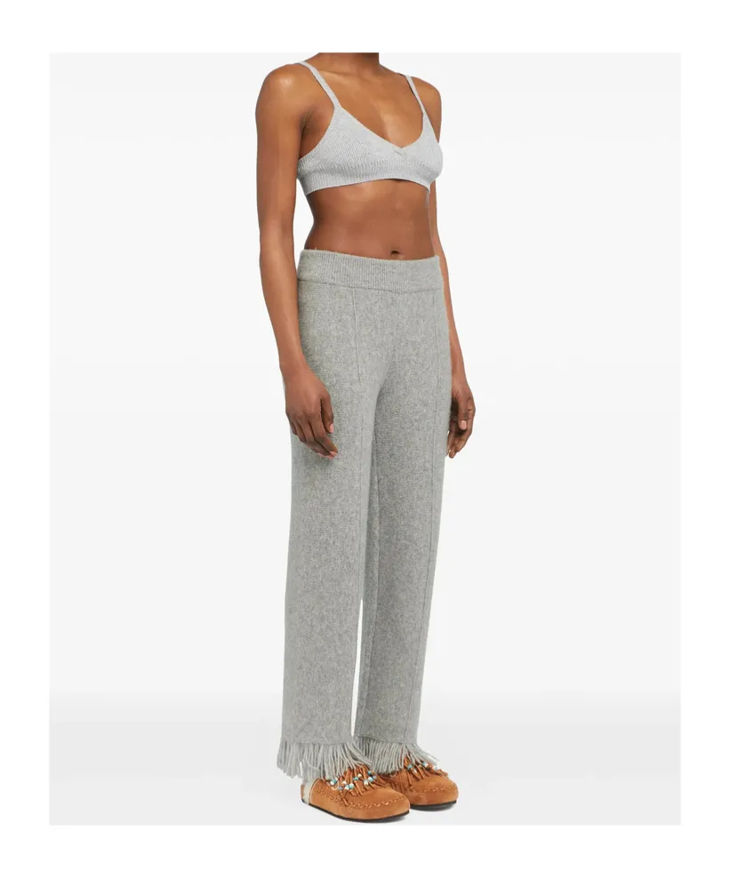 Finest Fringed-Hem Trousers