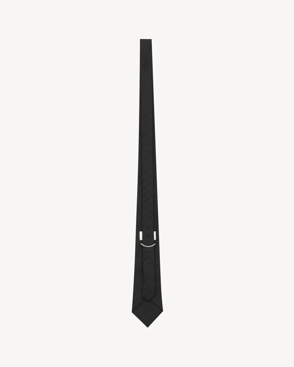 Striped Wide Tie In Silk Jacquard