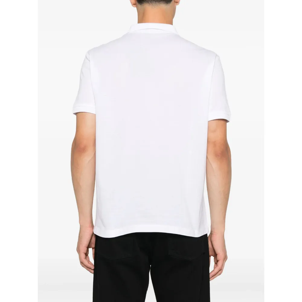 Logo-Embroidery Short-Sleeve Polo Shirt