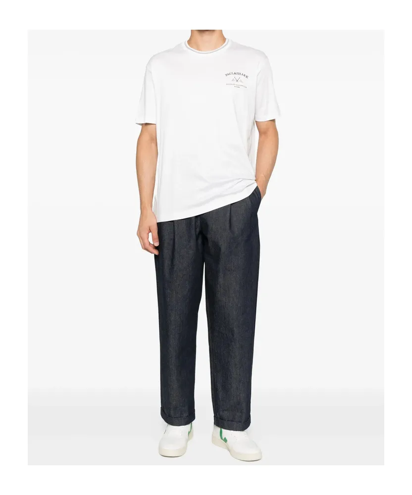 Logo-Embroidered Crew-Neck T-Shirt