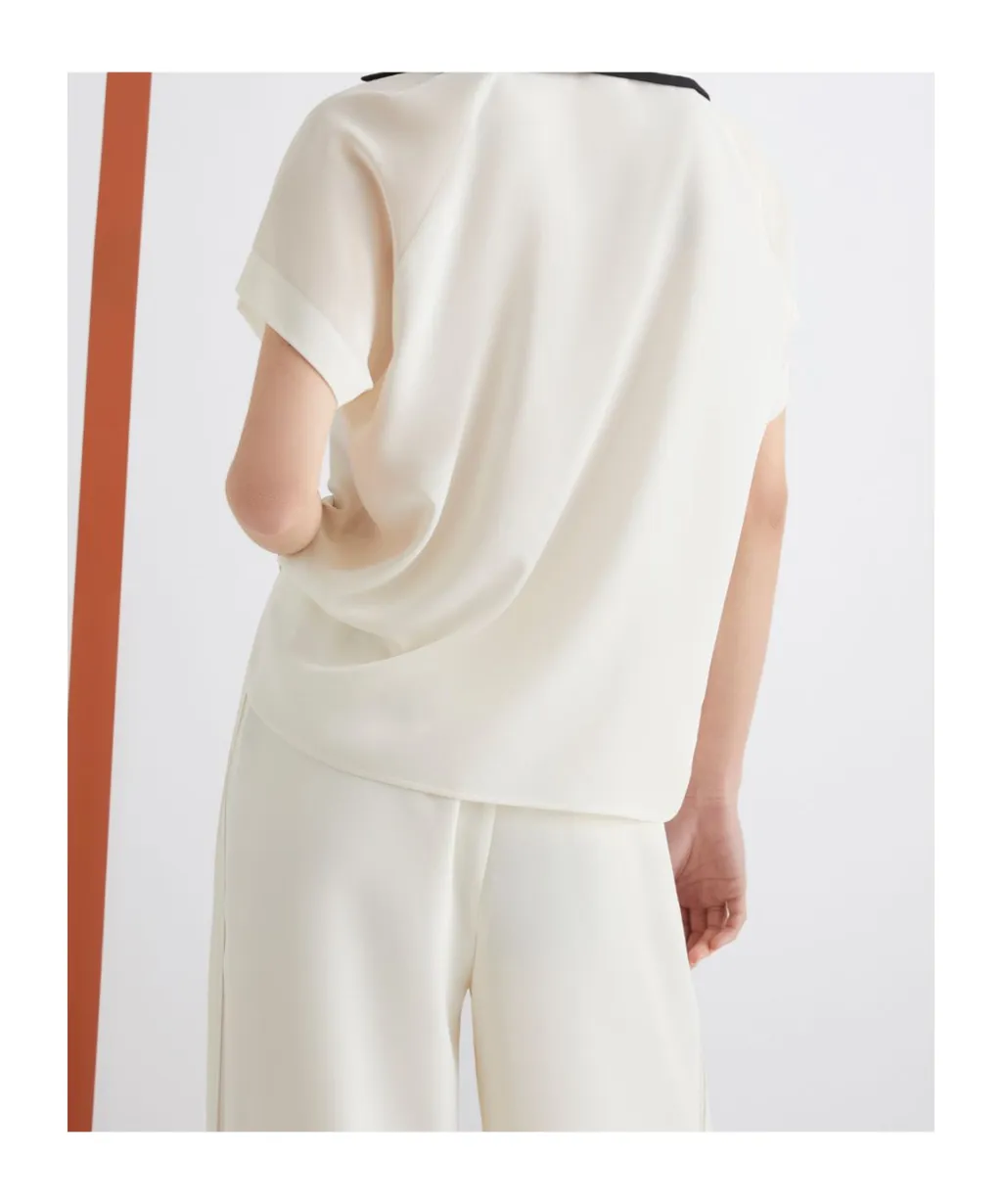 Satin Polo Shirt