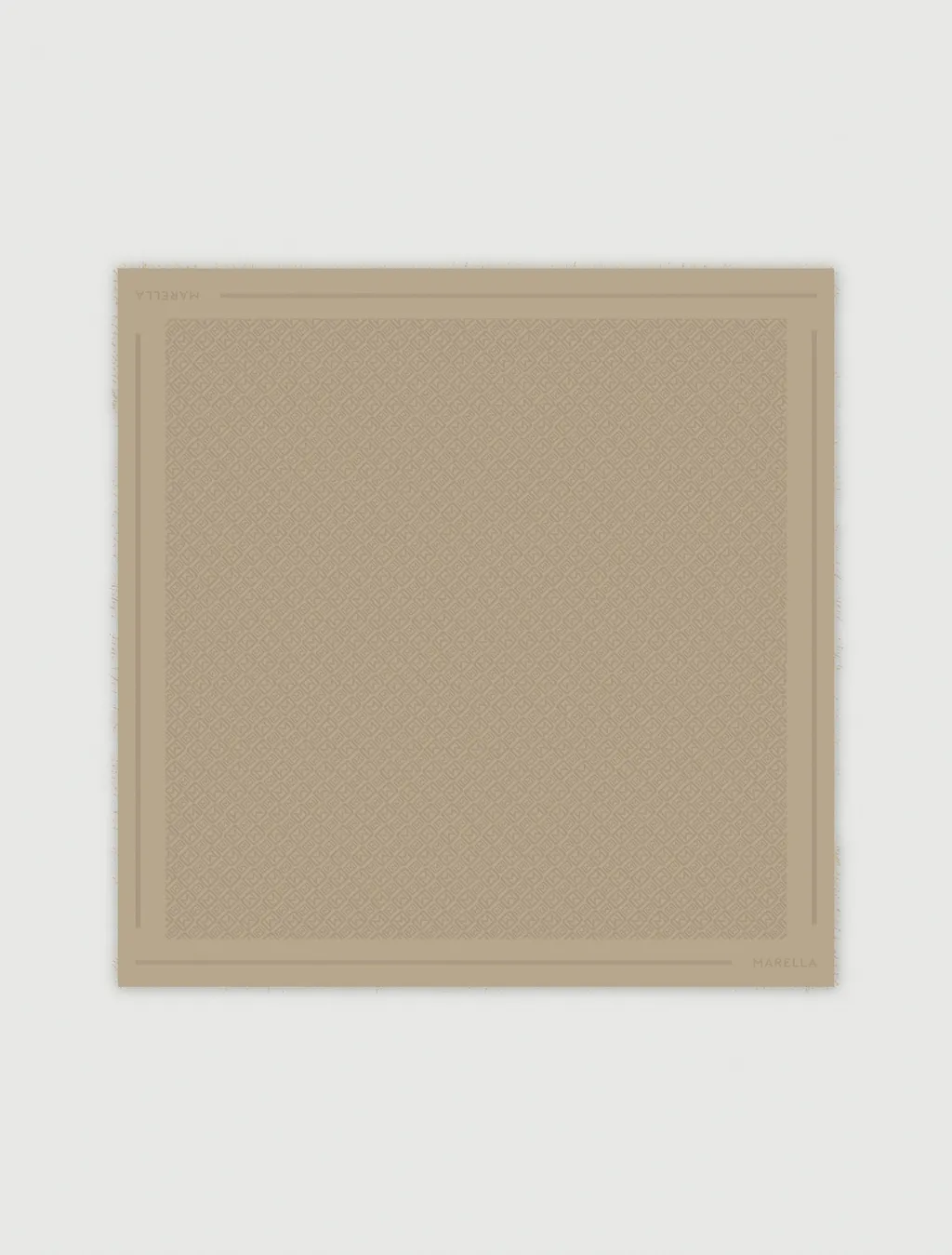 Jacquard Letter Scarf