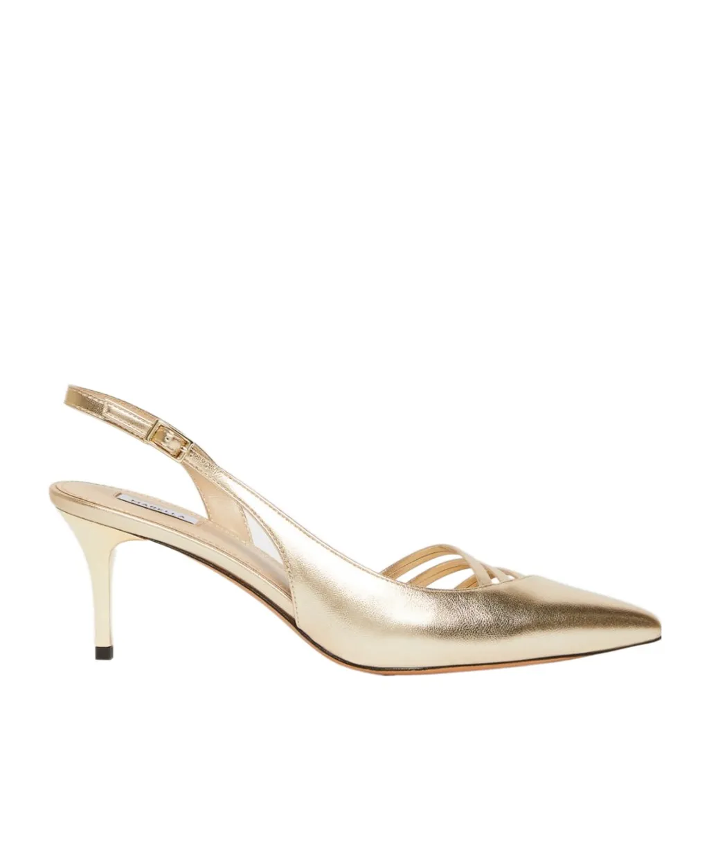 Pointed-Toe High-Heeled Sandals