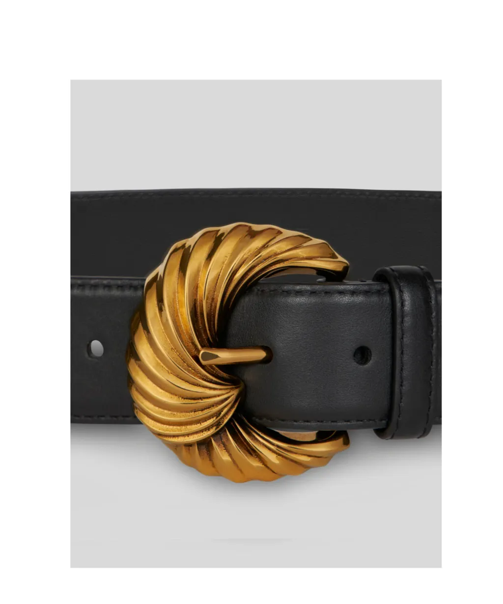 Belt With Paisley Buckle