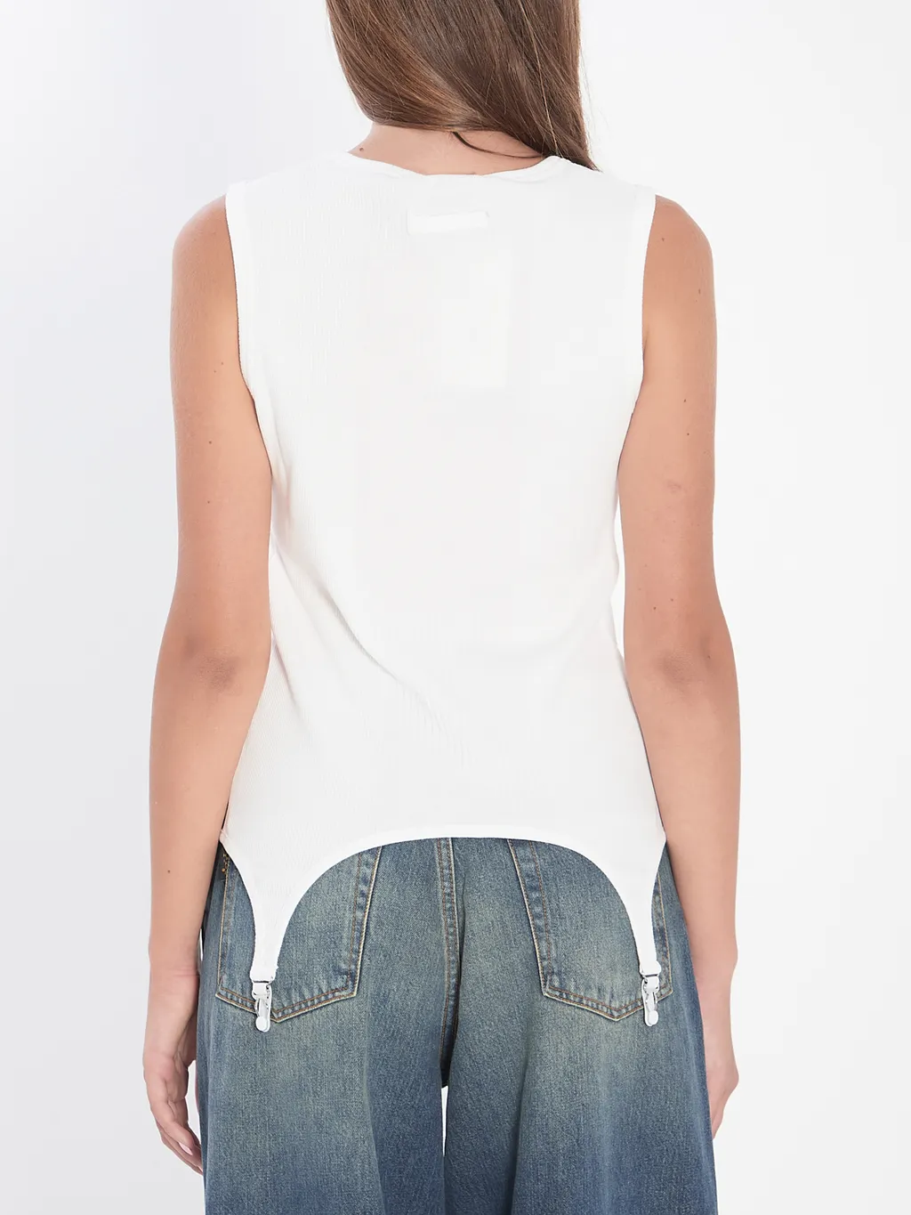 Logo Ribbed Vest