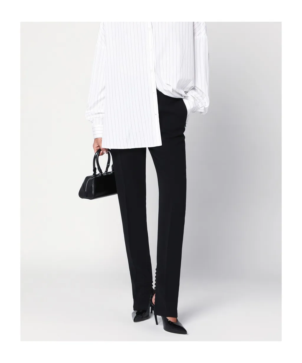 Trousers With Slits And Buttons