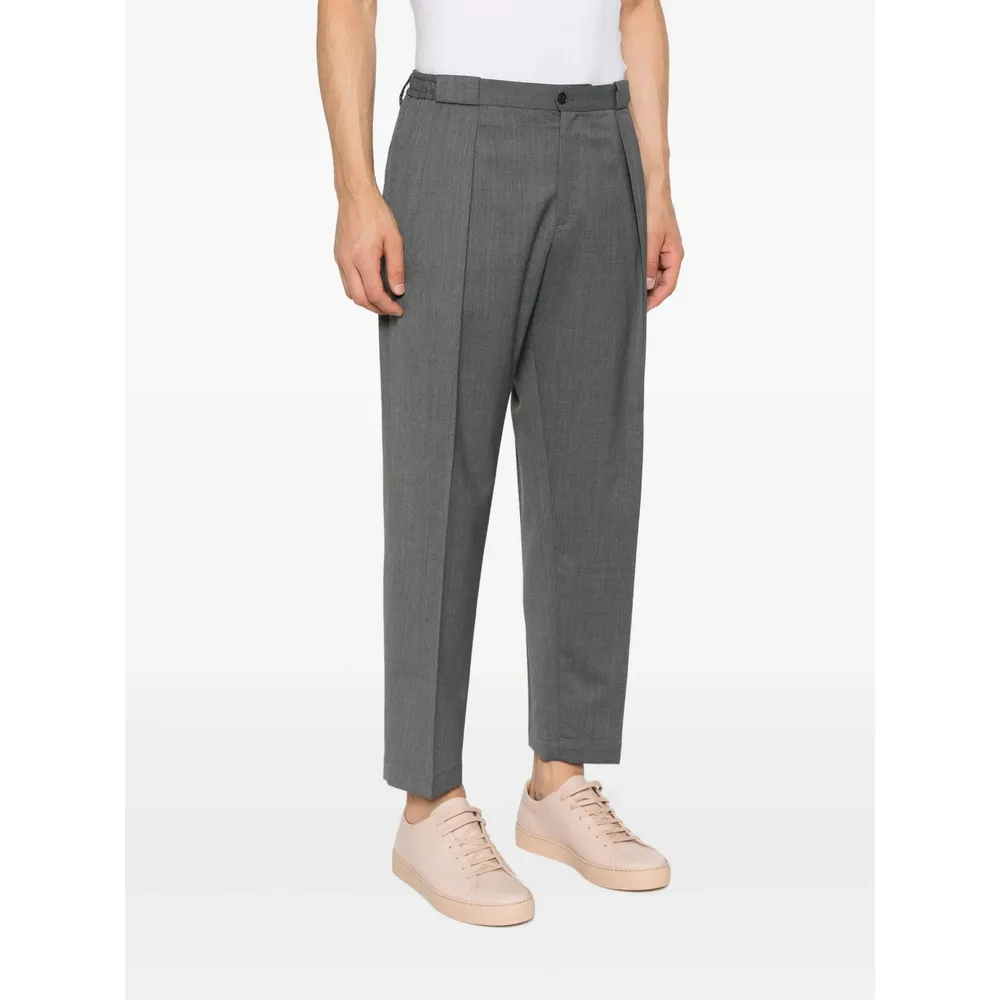 Pleated Details Casual Pants