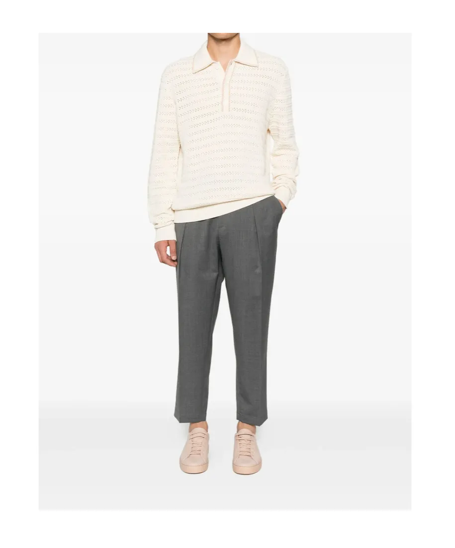 Pleated Details Casual Pants