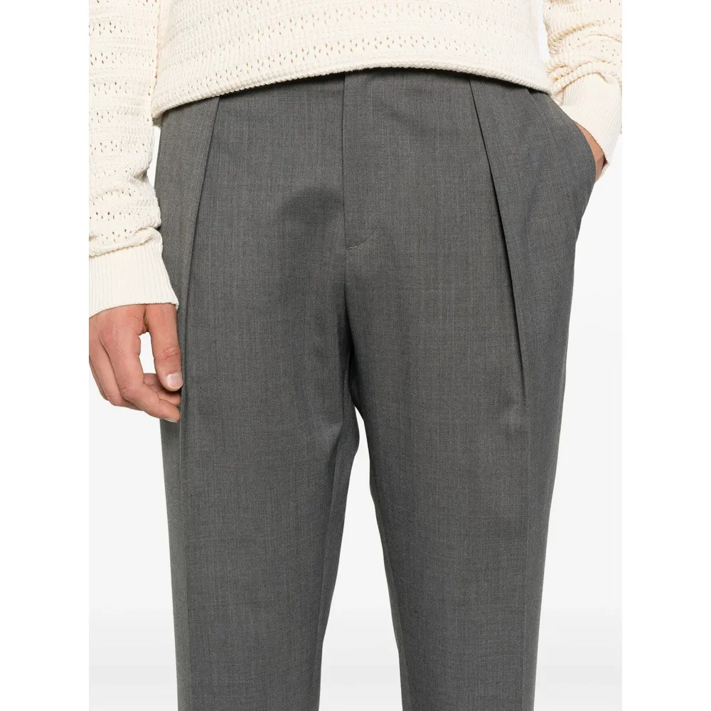 Pleated Details Casual Pants