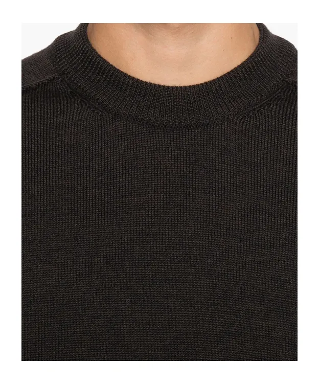 Crew Neck Wool Sweater