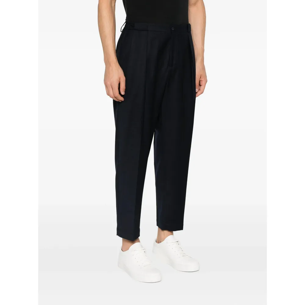Pleated Details Casual Pants
