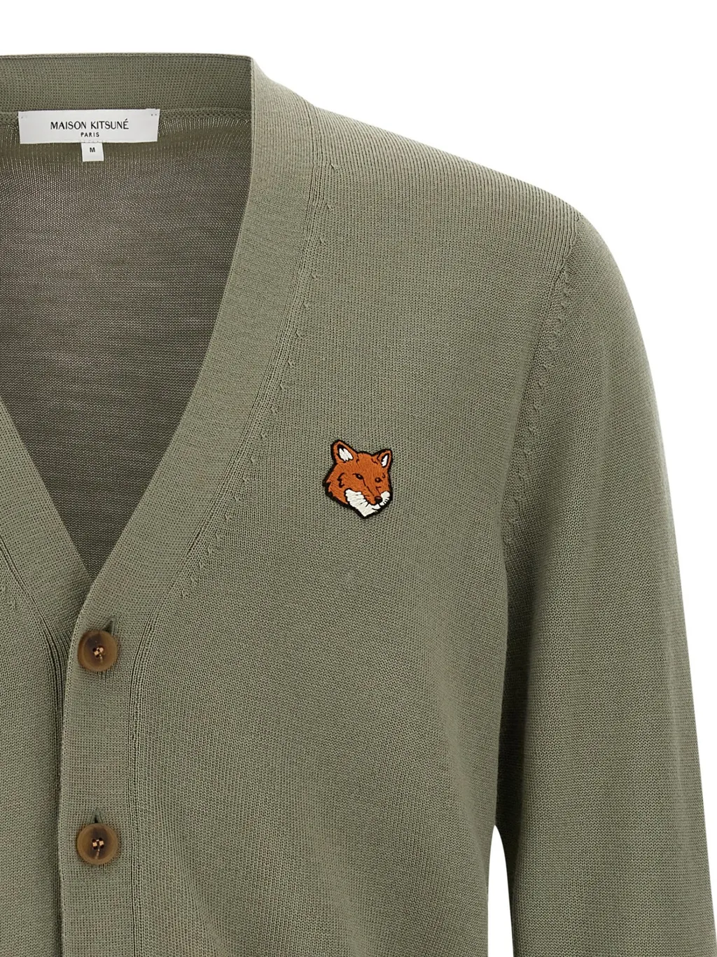 Maison Kitsuné Fox Head Regular Cardigan