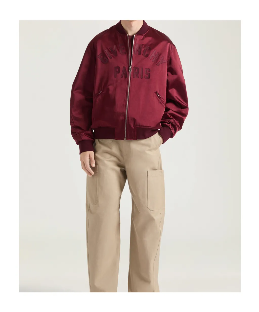 Givenchy Paris Couture Seam Bomber Jacket