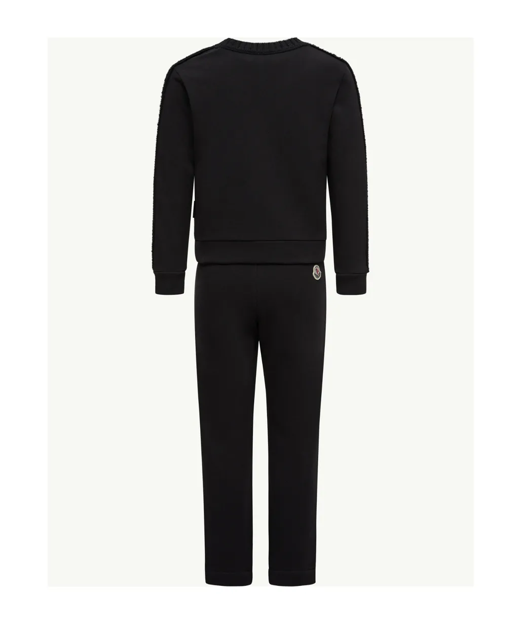 Wool-Trimmed Cotton Sweatsuit Set