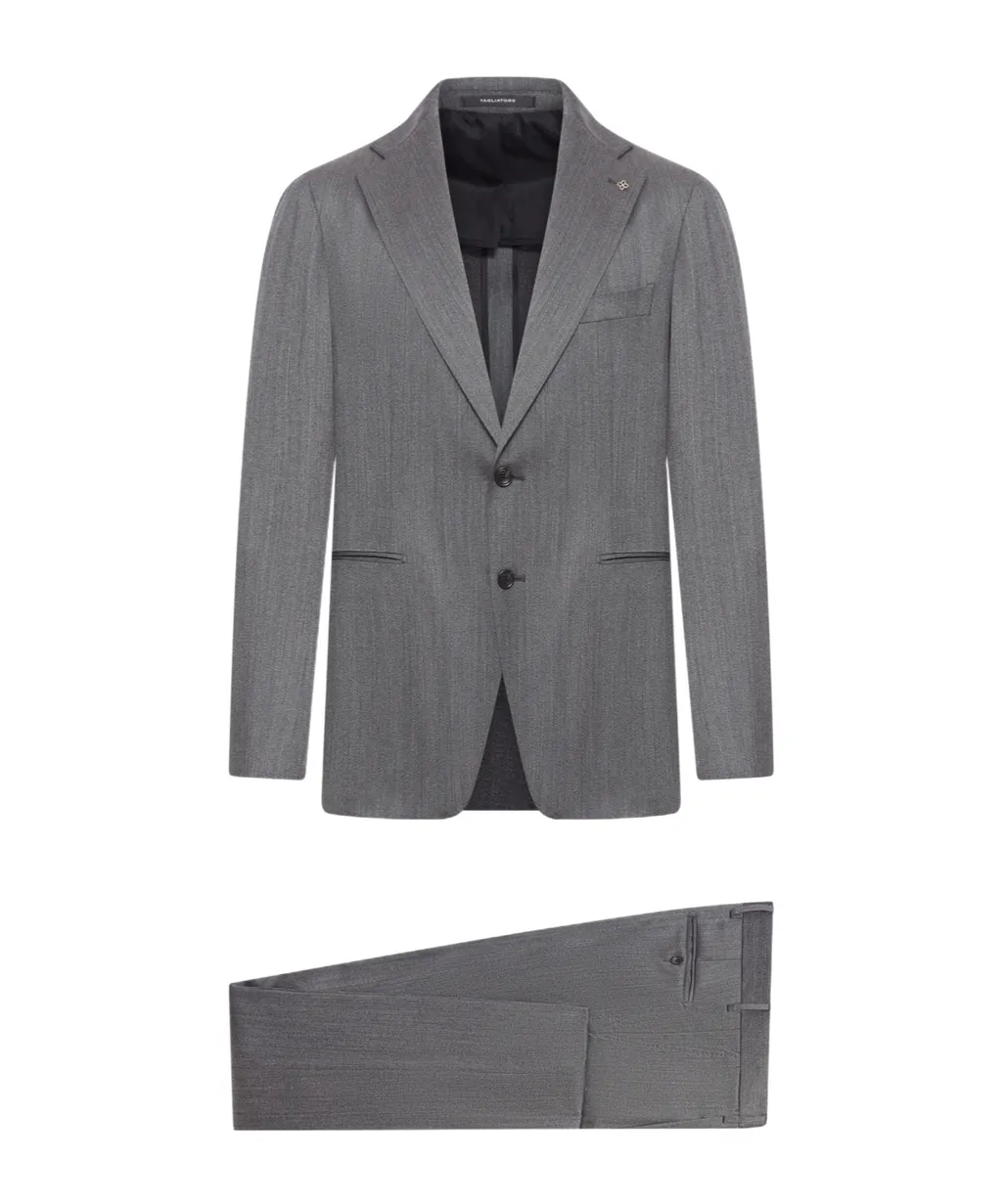 Single-Breasted Wool Suit
