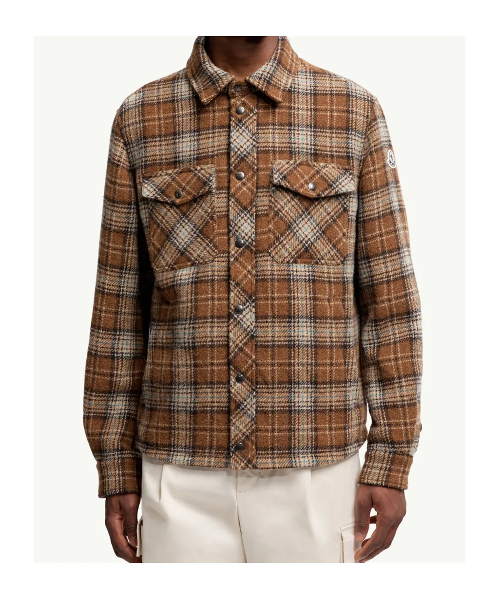 Moncler Checked Shirt Jacket