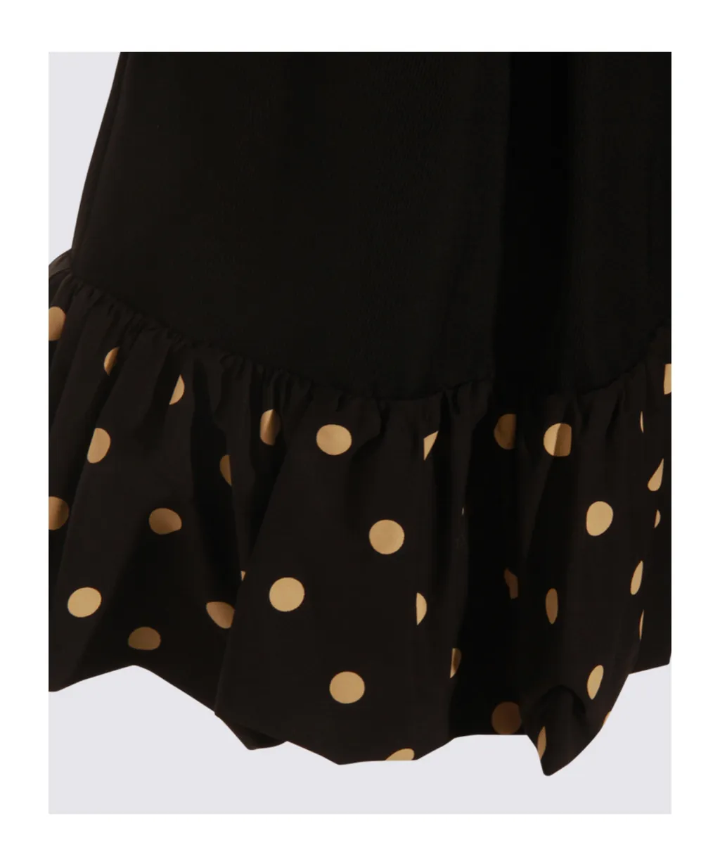 Moschino Polka Dots Diagonal Miniskirt