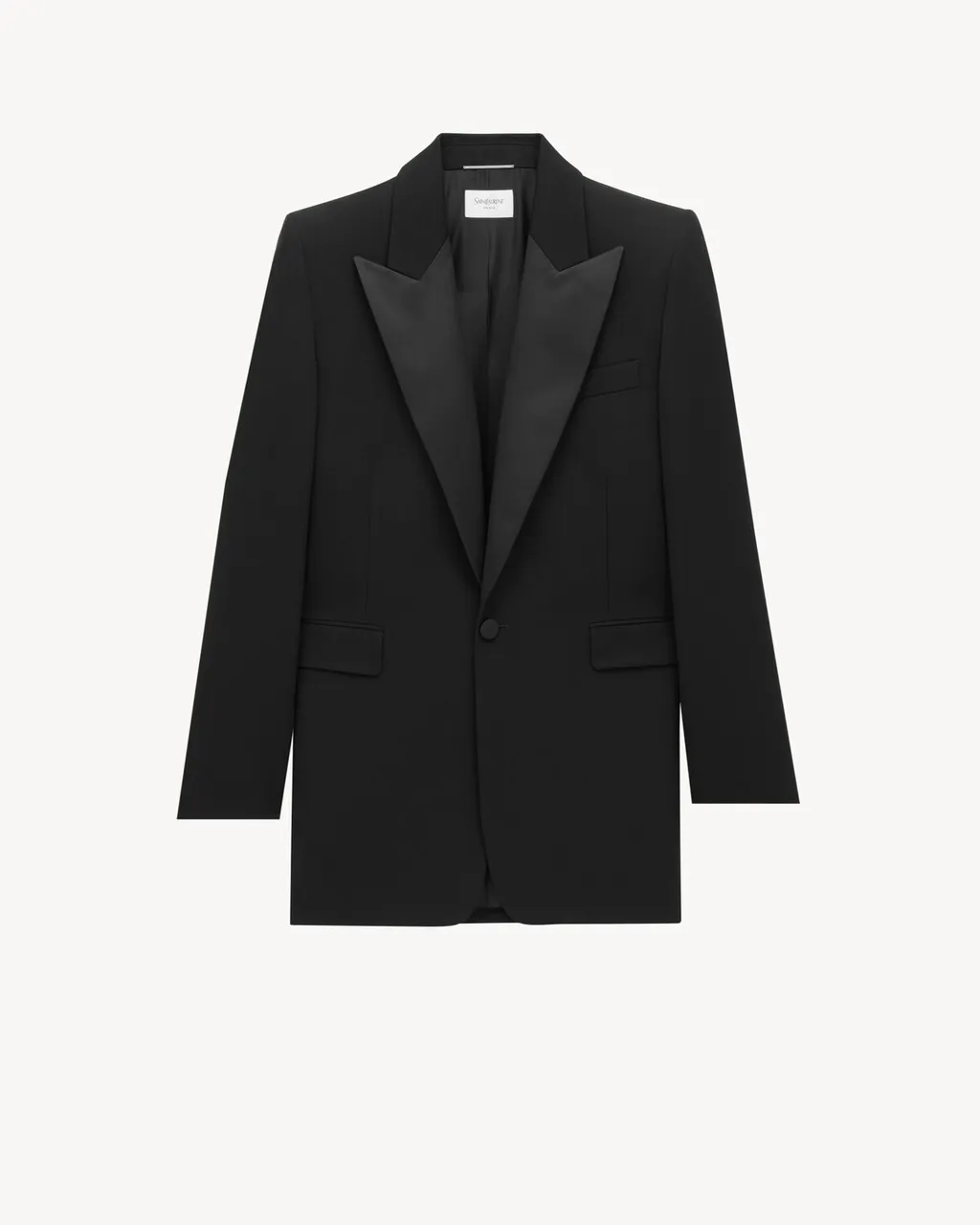 Tuxedo Jacket In Grain De Poudre