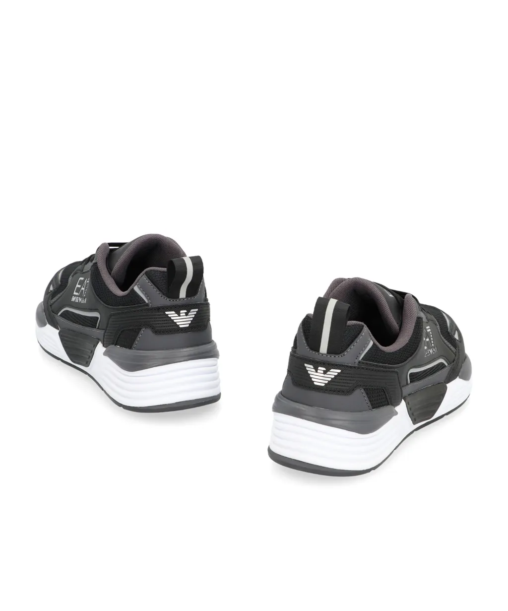 Ea7 Emporio Armani Logo Stamp Lace-Up Sneakers