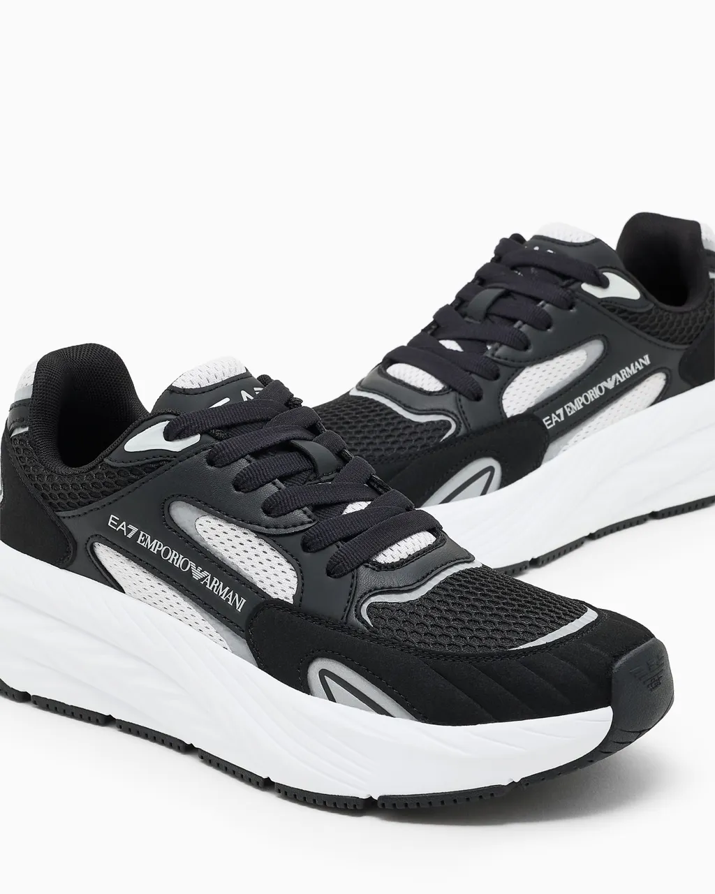Mesh Panel Sneakers
