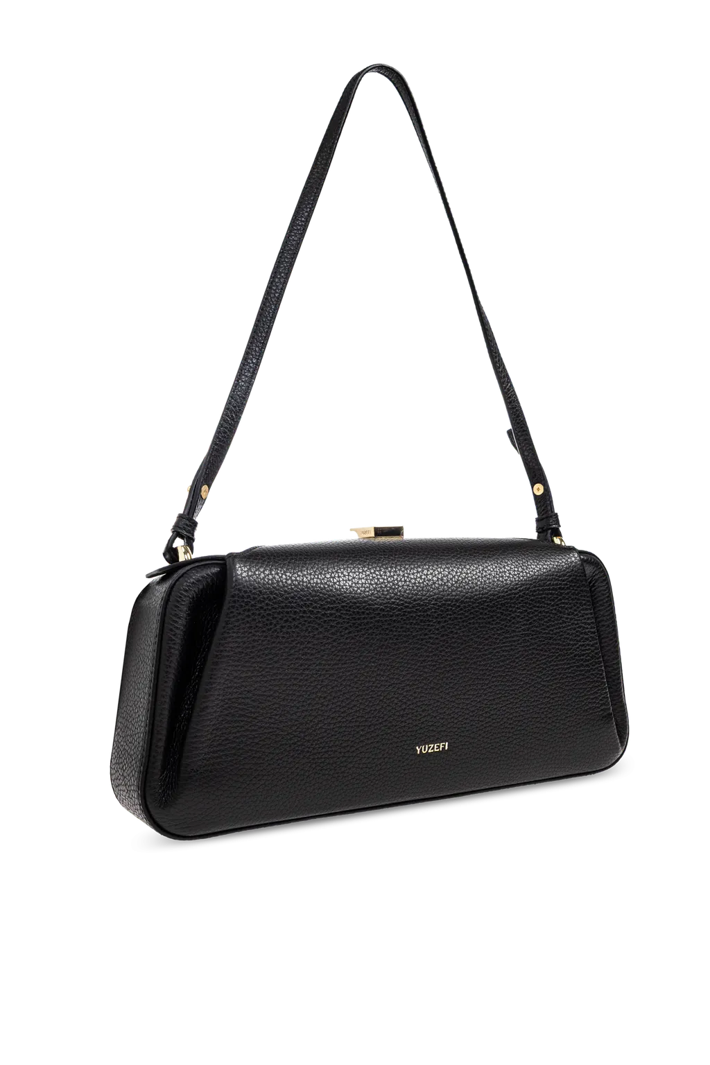 Oyster Pebbled Leather Shoulder Bag