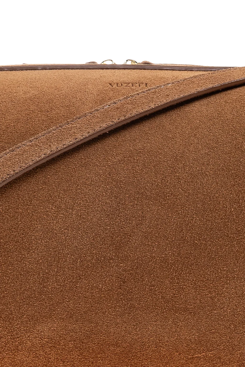 Brioche Knotted Suede Shoulder Bag